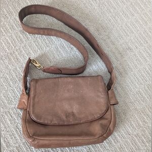 VTG Talbot's Soft Brown Leather Crossbody
